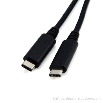 USB 2.0 Type C Male Connector to Male Data Cable for Smart Phone